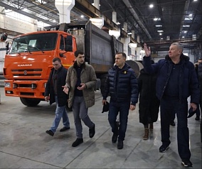  ООО "ИТМ СПЕЦМАШИНА" посетил губернатор области, Вадим Михайлович Шумков.